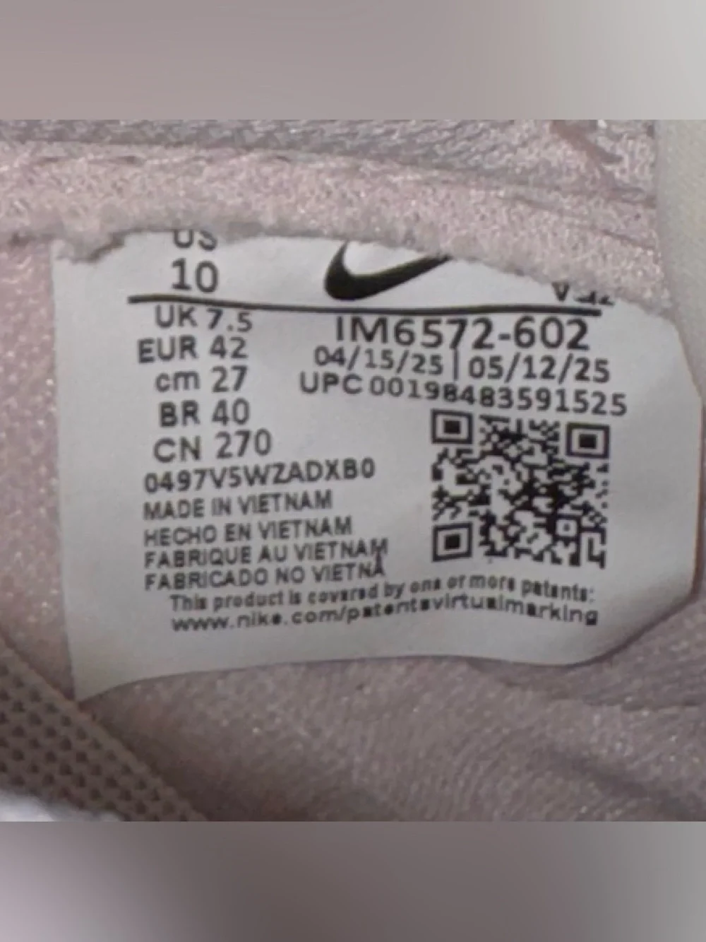 Nike Women’s Dunk Low “Silt Red/Malt/Pale Ivory/Sail.” Size 10